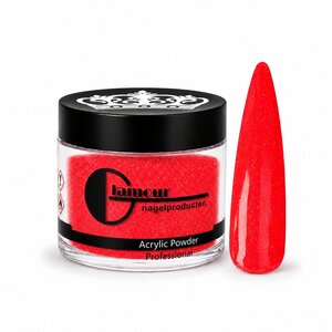 Polvo Acrílico Neon Pink Orange Glitter