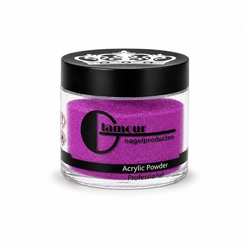 Poudre Acrylique Neon Purple Glitter