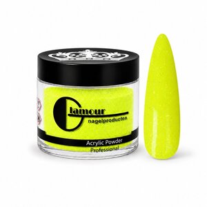 Polvo Acrílico Neon Yellow Glitter Polvo Acrílico Neon Yellow Glitter