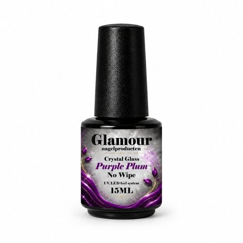 Crystal Glass No Wipe Purple Plum Crystal Glass No Wipe Purple Plum