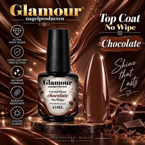 Crystal Glass No Wipe Chocolate Crystal Glass No Wipe Chocolate