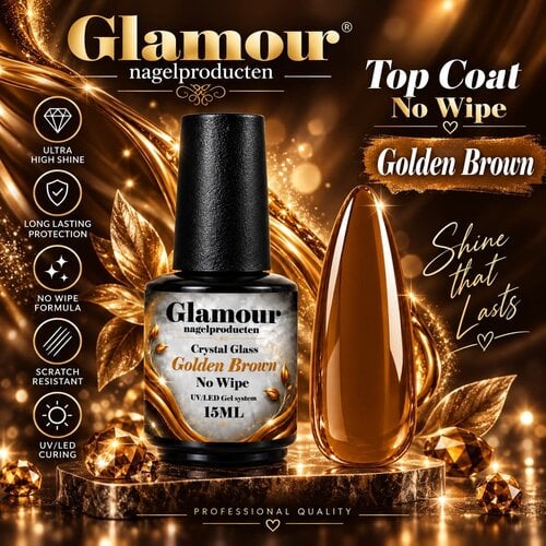 Crystal Glass No Wipe Golden Brown Crystal Glass No Wipe Golden Brown