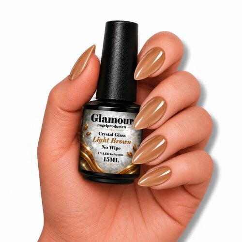 Crystal Glass No Wipe Light Brown Crystal Glass No Wipe Light Brown