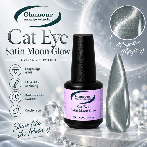 Gel On Cat Eye Satin Moon Glow