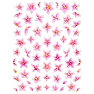 5D Sticker Flower Pastel Pink