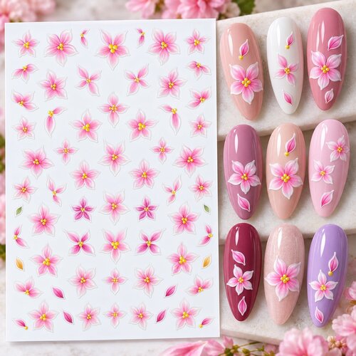 5D Sticker Flower Pastel Pink 5D Sticker Flower Pastel Pink