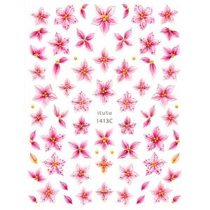 5D Sticker Flower Pink