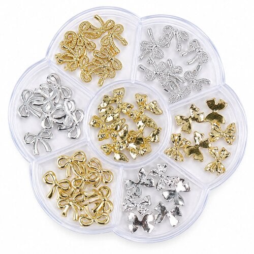 3D Set Gold Kawaii Charms