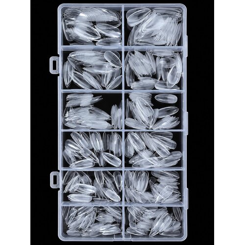 XL Full Cover Tips Almond 600 pcs