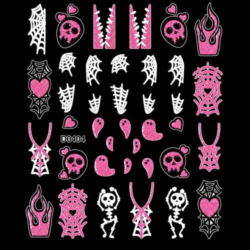 Sticker Pink Halloween Ghost