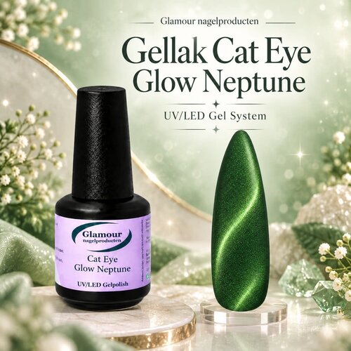 Gel On Cat Eye Glow Neptune Gel On Cat Eye Glow Neptune