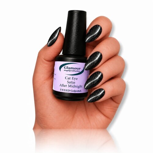 Gel On Cat Eye Satin After Midnight Gel On Cat Eye Satin After Midnight