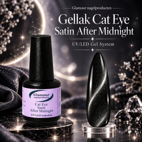Gel On Cat Eye Satin After Midnight Gel On Cat Eye Satin After Midnight