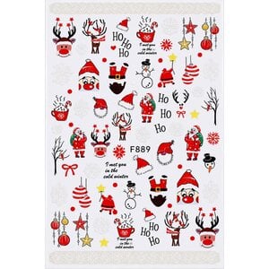 Sticker Christmas Santa Sticker Christmas Santa