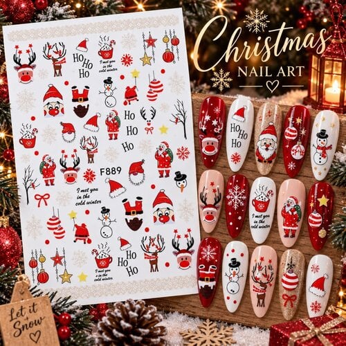 Sticker Christmas Santa Sticker Christmas Santa