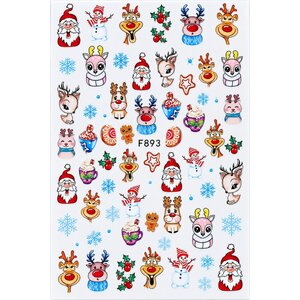 Sticker Christmas Rudolf Sticker Christmas Rudolf