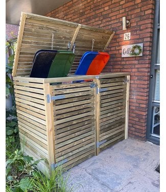 Notitie regenval Nest Uw vuilnisbakken opbergen in de tuin? Bekijk hier de prachtige designs! -  Garden & Living