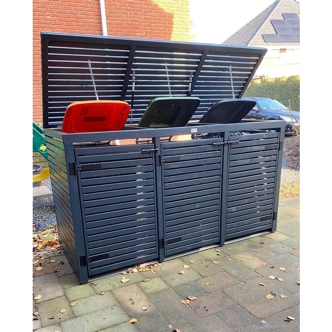Uitrusting gekruld duidelijk Kliko-ombouw voor 3 containers | Beste kwaliteit van Nederland - Garden &  Living