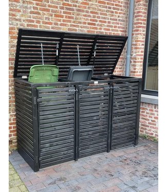 Garden & Living Met deuren | Voor 3 kliko's | Zwart beslag | RAL 9005