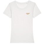 T-shirt 'Cyclist 24/7' (white)  dames