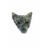 Drakenbloed Jaspis - Wolf Edelsteen Krachtdier