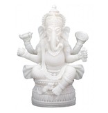 Ganesha Wit Albast 17cm