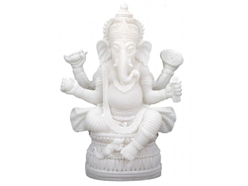 Ganesha Wit Albast 17cm