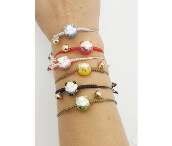 Geluk Kat Armbandje Maneki Neko