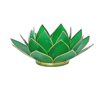 Waxinehouder Lotus - Groen