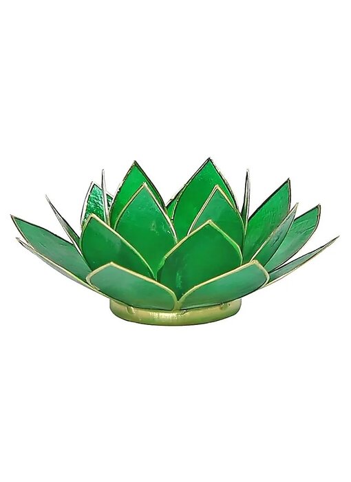 Waxinehouder Lotus - Groen