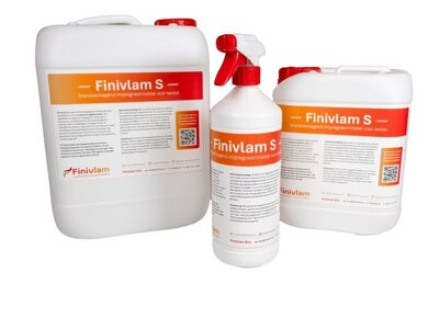 Finivlam S - Brandvertragende spray - Synthetisch textiel