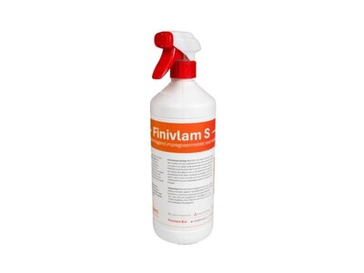 Finivlam S - Brandvertragende spray - Synthetisch textiel