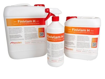Finivlam H - Brandvertragende spray - Hout, papier en kunststof