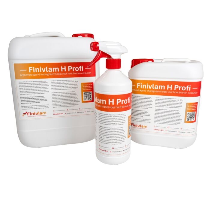 H Profi - Binnen en Buiten - Brandvertragende spray - Hout, papier en kunststof