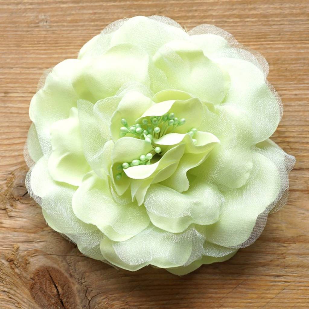 Licht groene corsage