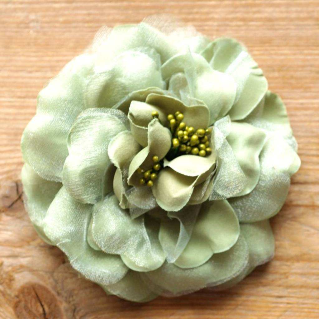 Groene corsage