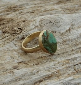 Treasure Rookie Wild drop ring copper turquoise
