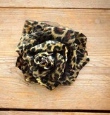 Dierenprint corsage (bruin/caramel)