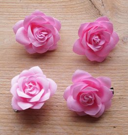 Licht roze bloemetjes (4 st)