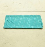 Turquoise brede haarband (multifunctioneel)