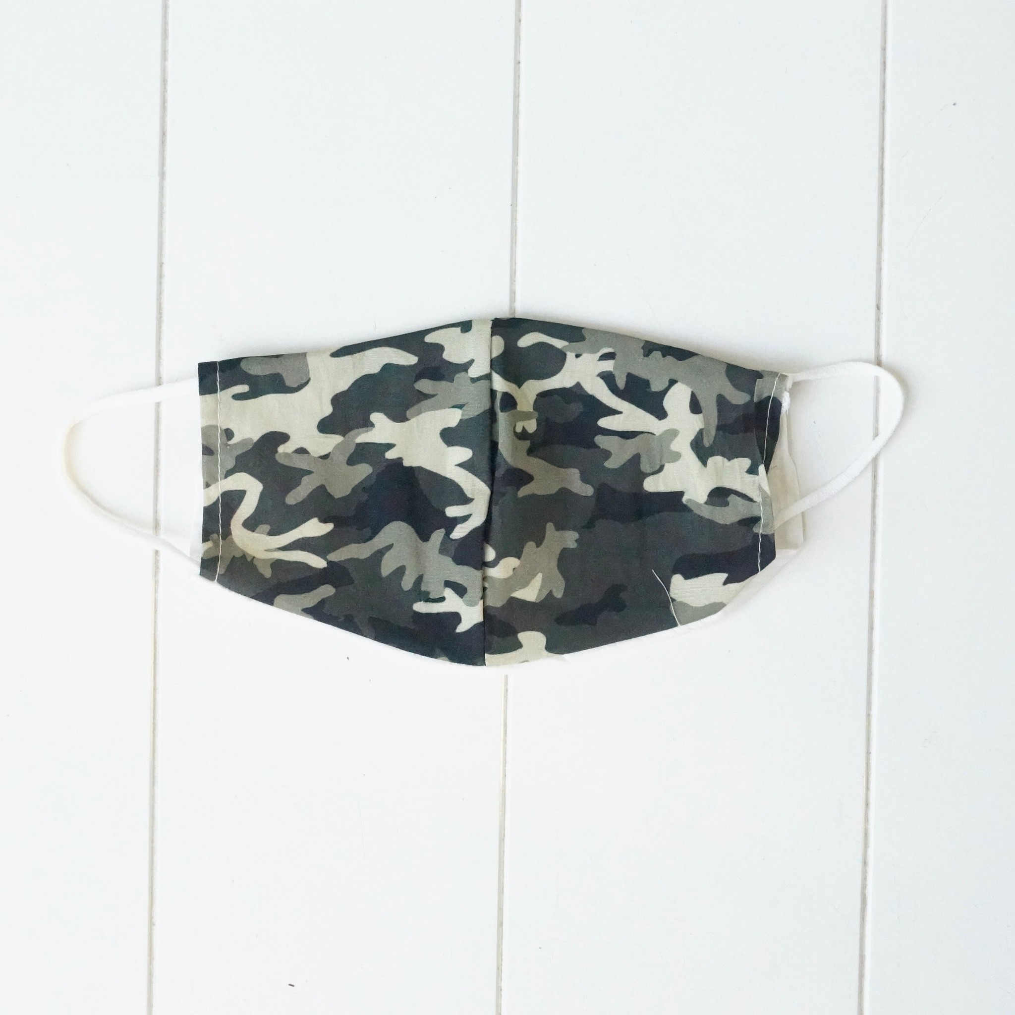 Mondkapje met camouflage print