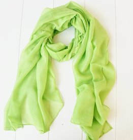 Fel groene sjaal