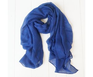 winnen halfgeleider ongerustheid Donker blauwe sjaal - www.mooiwaar.nl