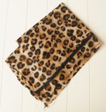 Leopard sjaal met streep