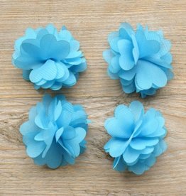 Kleine blauwe bloemetjes (4 stuks)