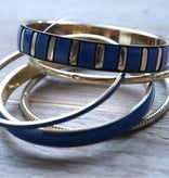 Blauwe armbanden (5 st)