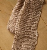 Licht bruine smalle sjaal