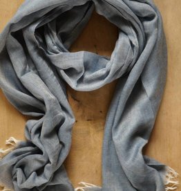 Jeansblauwe  sjaal