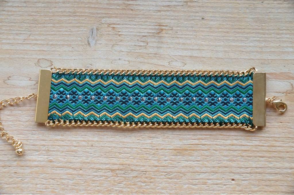 Turquoise Ibiza armband