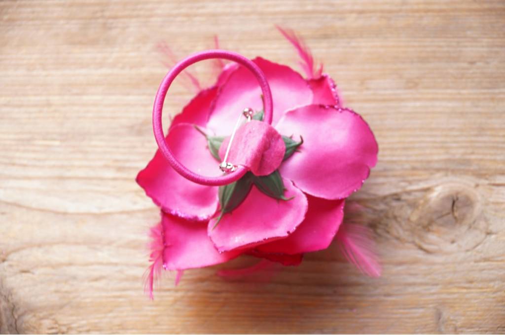 Magenta roze corsage